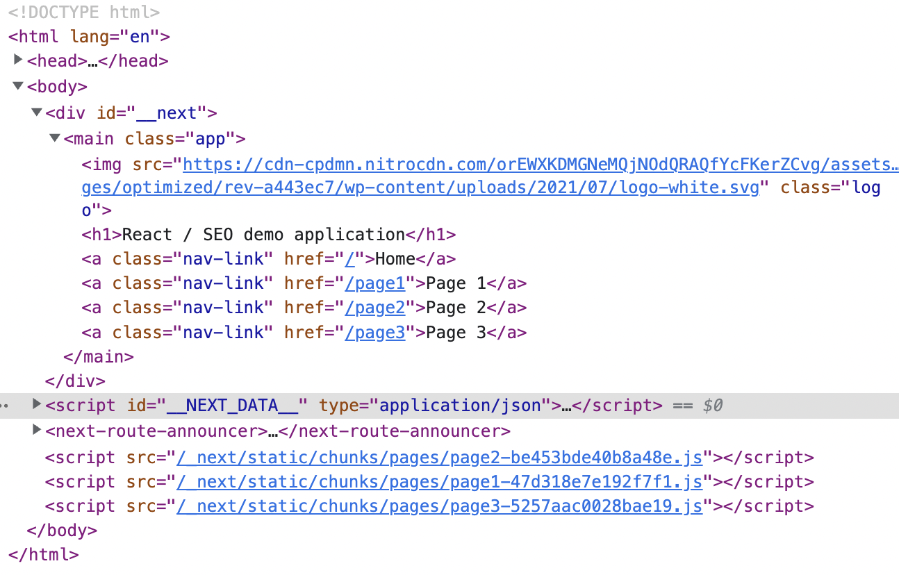 Chrome dev tools dom